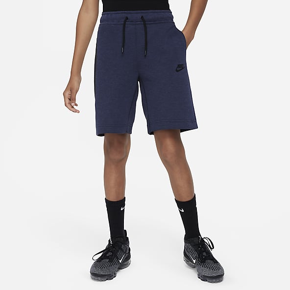 Boys Shorts Tees Kicks Blue Tech Fleece. Nike